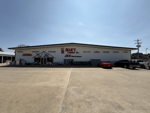The exterior of Ollie's Lumber Company in Pocola and Poteau, Oklahoma.